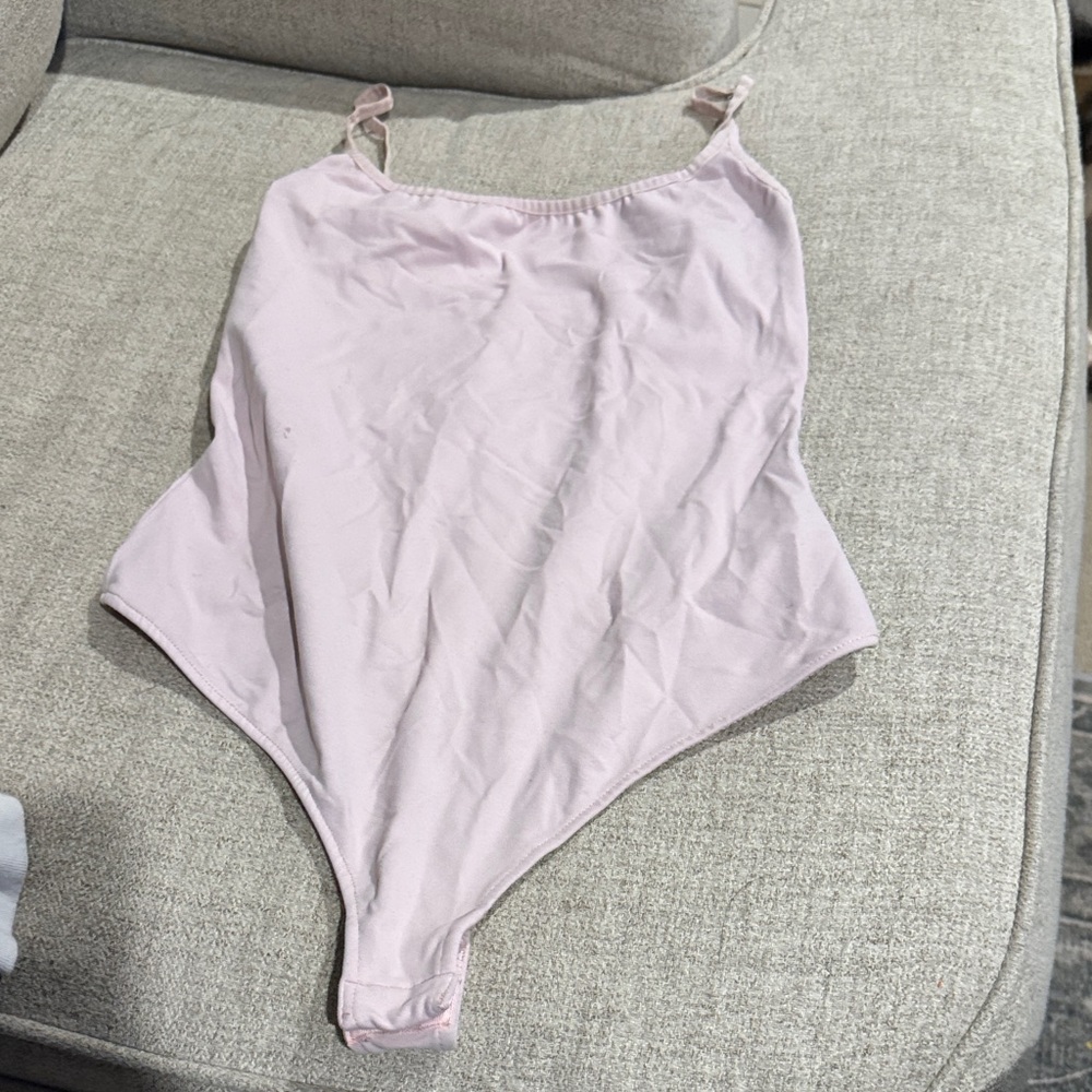Free People Soft Pink Bodysuit